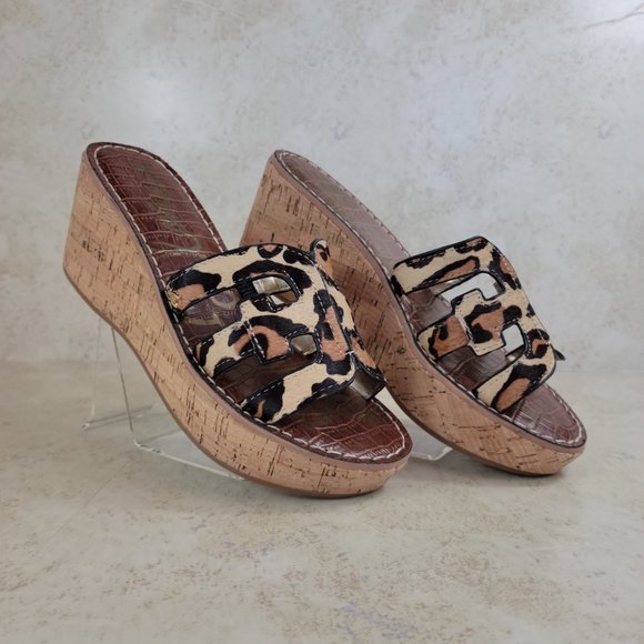 SAM EDELMAN regis sandals brown Sz 6.5 - Picture 1 of 8